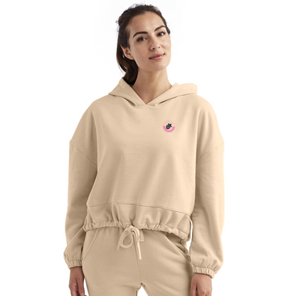 Women’s Cropped Hoodie - nude